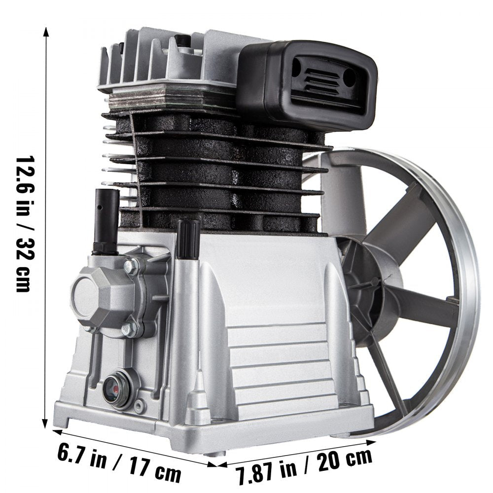 New Industrial 375L Twin Cylinder Air Compressor Pump Suitable For 2.2KW 