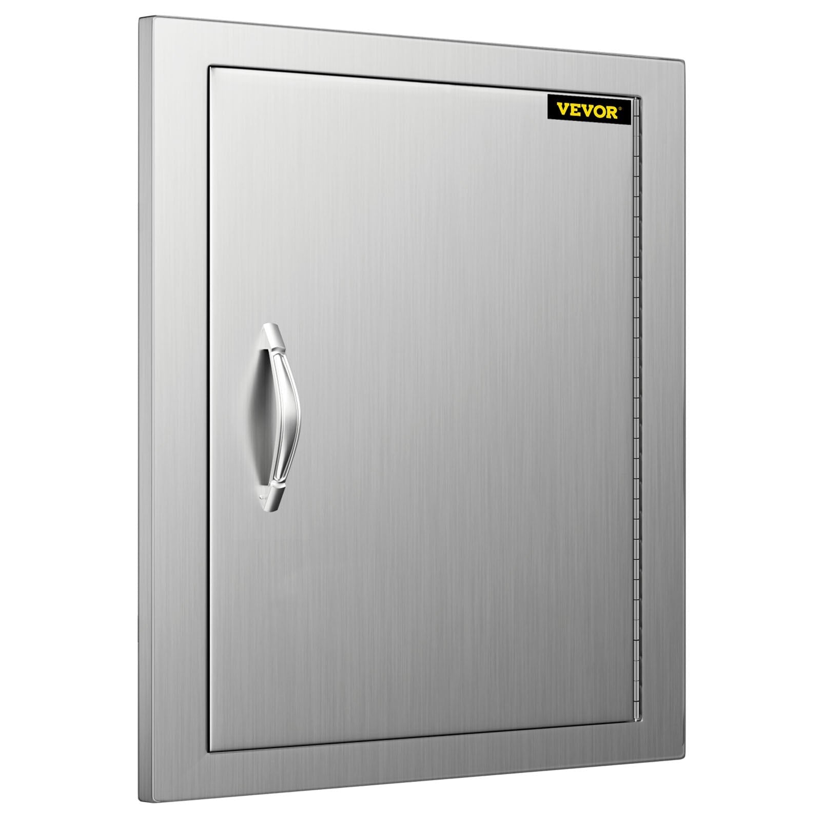 VEVOR BBQ Access Door 18W x 20H Inch, Vertical Single BBQ Door Stainless Steel, Outdoor Kitchen Doors for BBQ Island, Grill Station, Outside Cabinet 