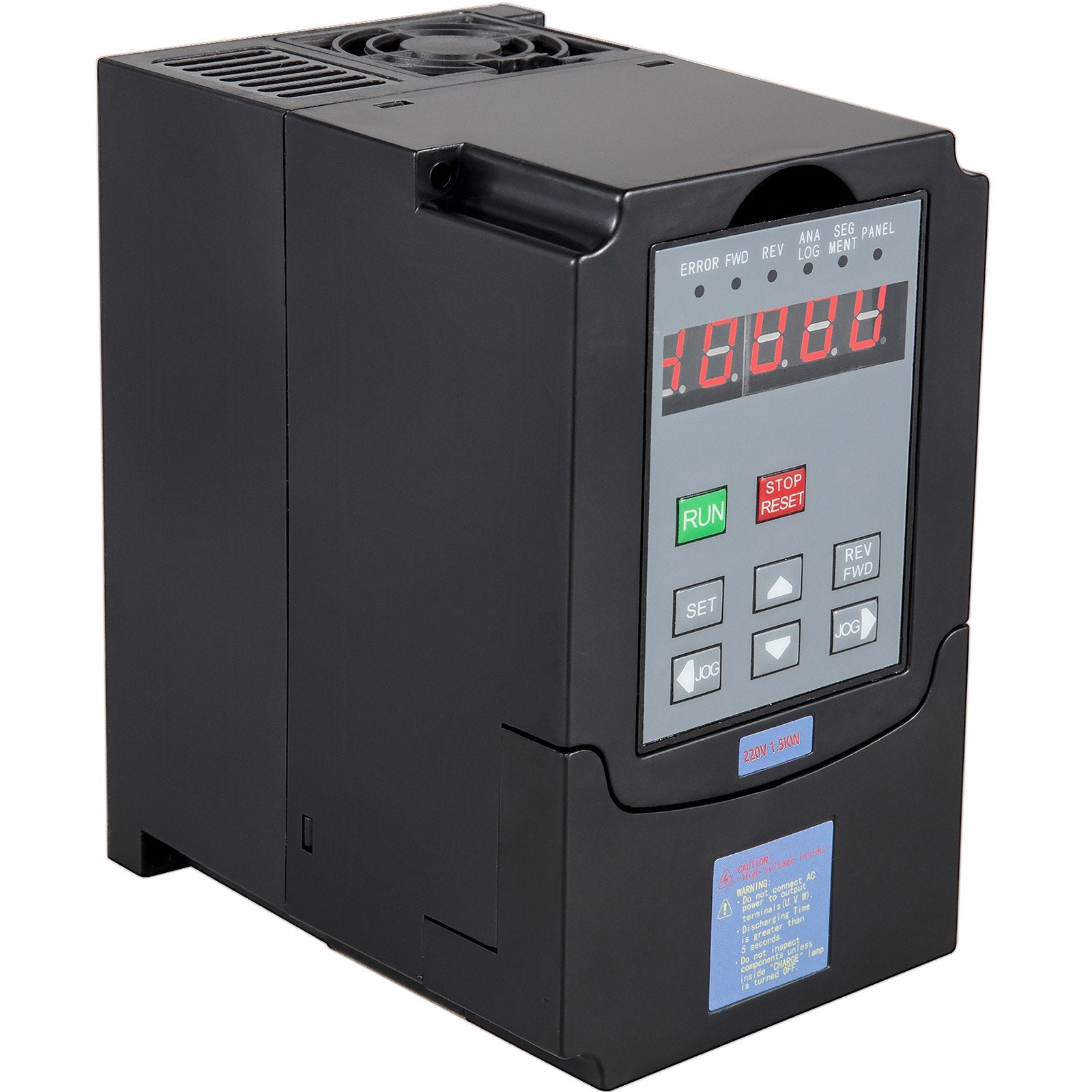 VEVOR VFD 4KW, Variable Frequency Drive 18.5A, CNC VFD Motor Drive Inverter Converter 220V, for Spindle Motor Speed Control (1or 3 Phase Input, 3 Phase Output) 