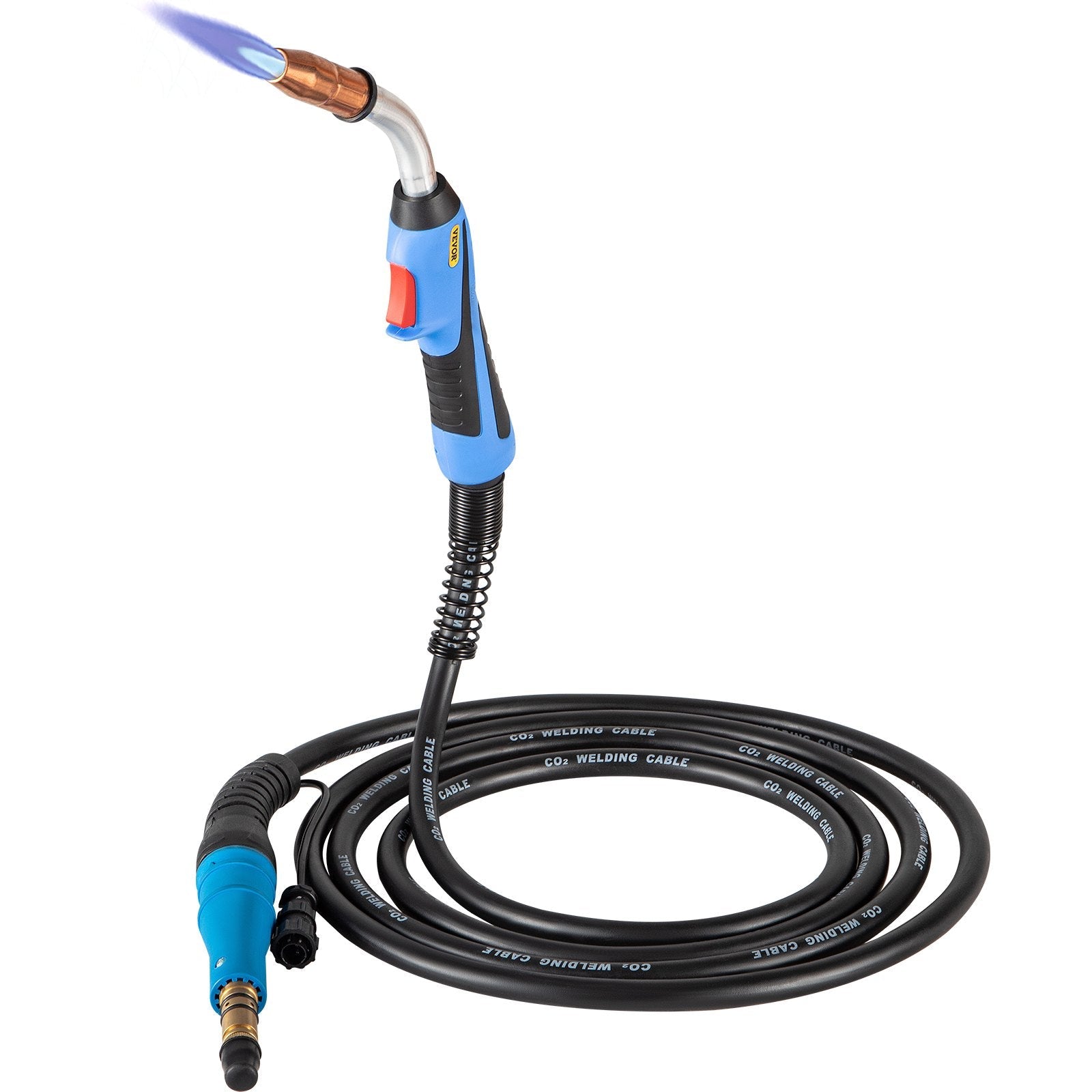 VEVOR 250Amp 15Ft Mig Welding Gun fit for Miller Welding Gun Torch Welder Gun M-25 Welding Torch Stinger Replacement fit for Miller M-25 Part Number 169598 fit 0.030"-0.035" Wire 