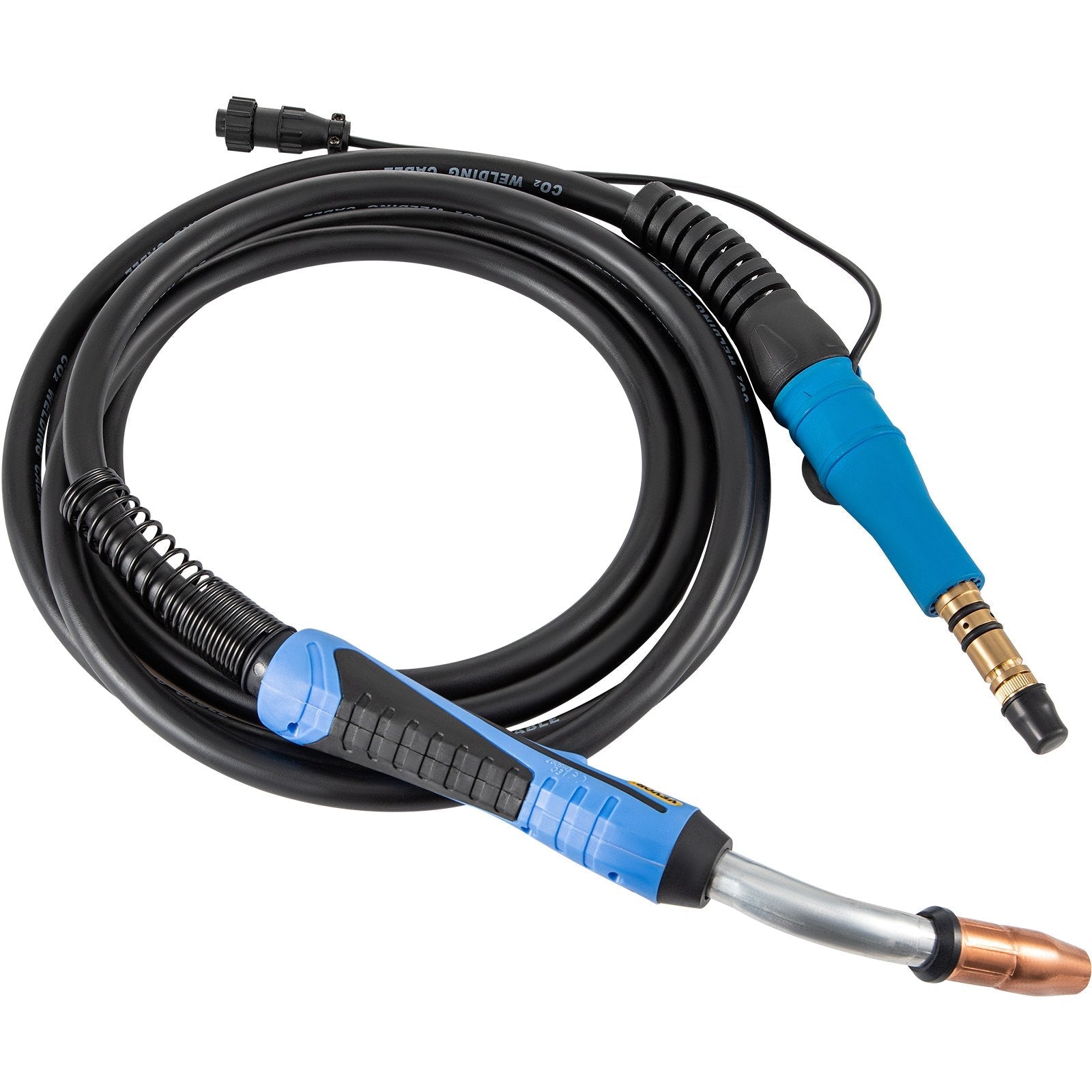 VEVOR 250Amp 15Ft Mig Welding Gun fit for Miller Welding Gun Torch Welder Gun M-25 Welding Torch Stinger Replacement fit for Miller M-25 Part Number 169598 fit 0.030"-0.035" Wire 