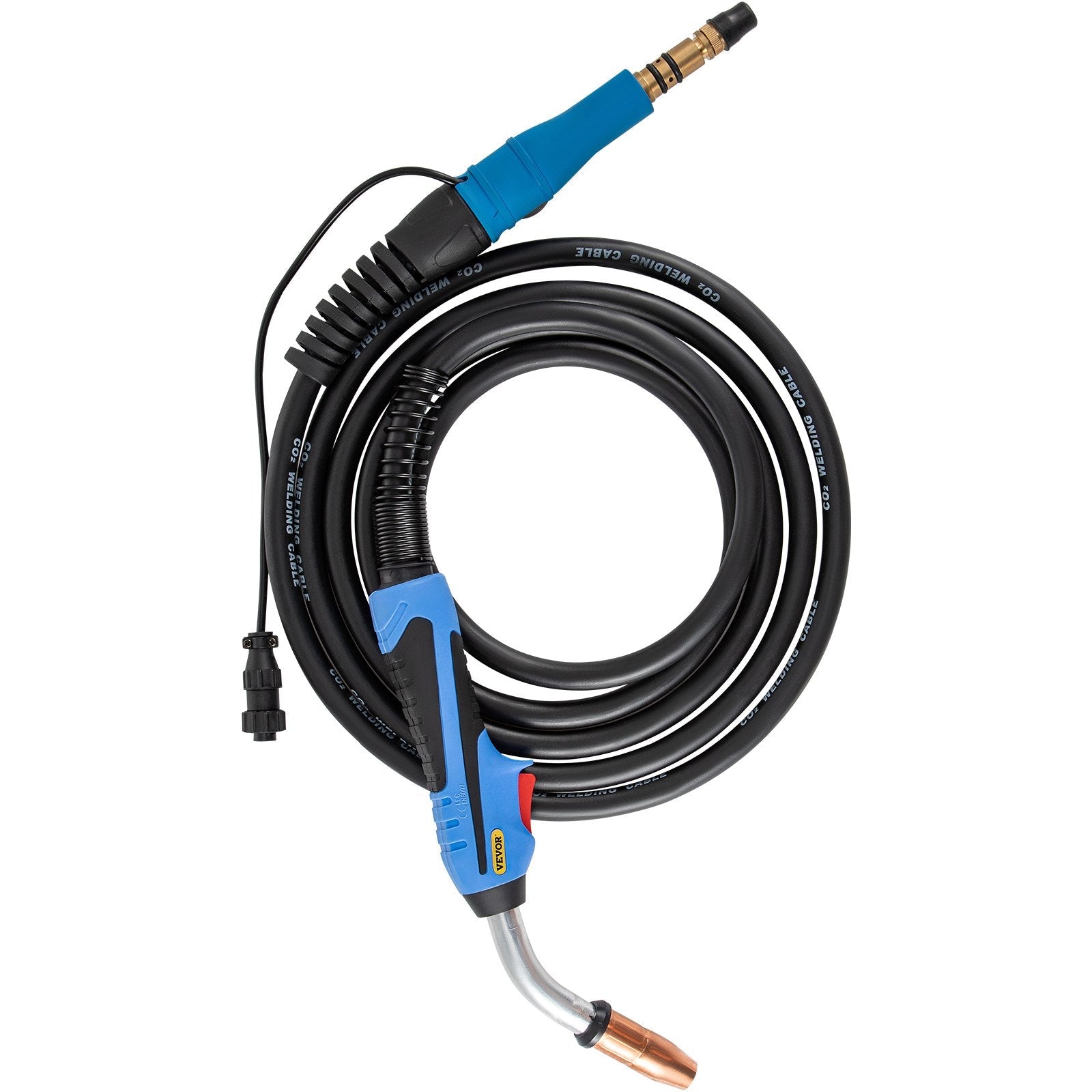 VEVOR 250Amp 15Ft Mig Welding Gun fit for Miller Welding Gun Torch Welder Gun M-25 Welding Torch Stinger Replacement fit for Miller M-25 Part Number 169598 fit 0.030"-0.035" Wire 