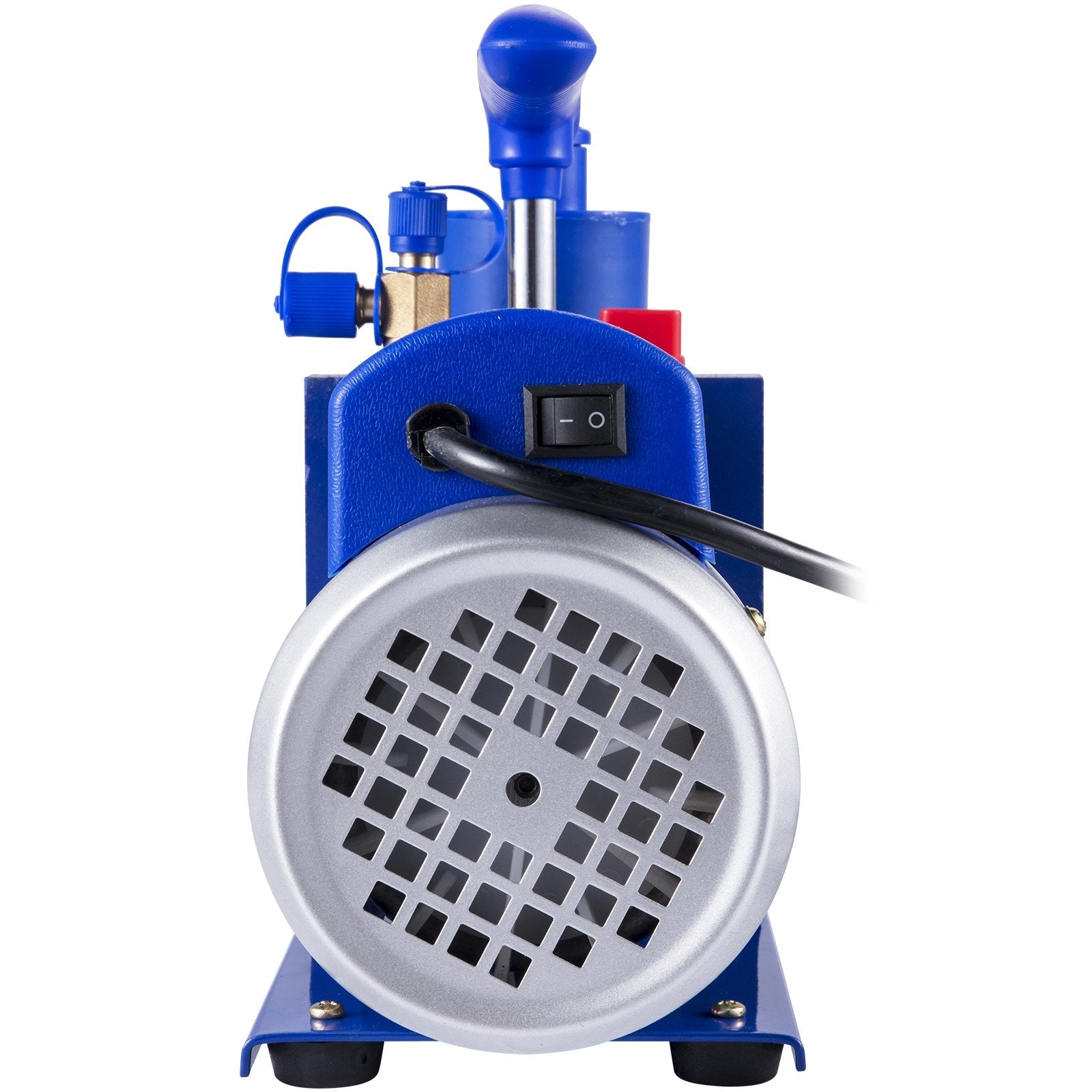 VEVOR Vacuum Pump Kit HVAC Single Stage AC Vacuum Pump 4.8CFM 1/3HP Air Vacuum Pump with 3 Valve A/C Manifold Gauge Set Refrigerant Air Conditioning (4.8CFM1/3HP 3Valve), Blue 