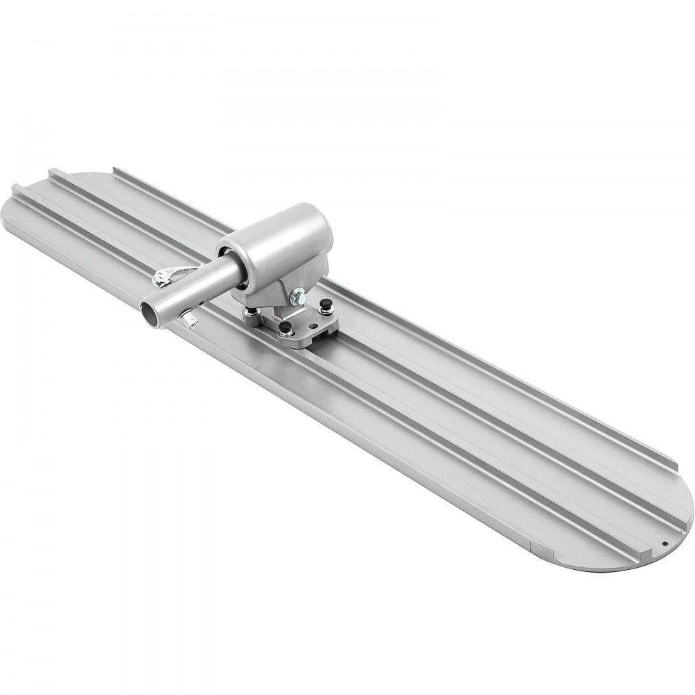 Bull Float Concrete Float 48”x8” Concrete Tool Trowel Float 4 Handles Round End 