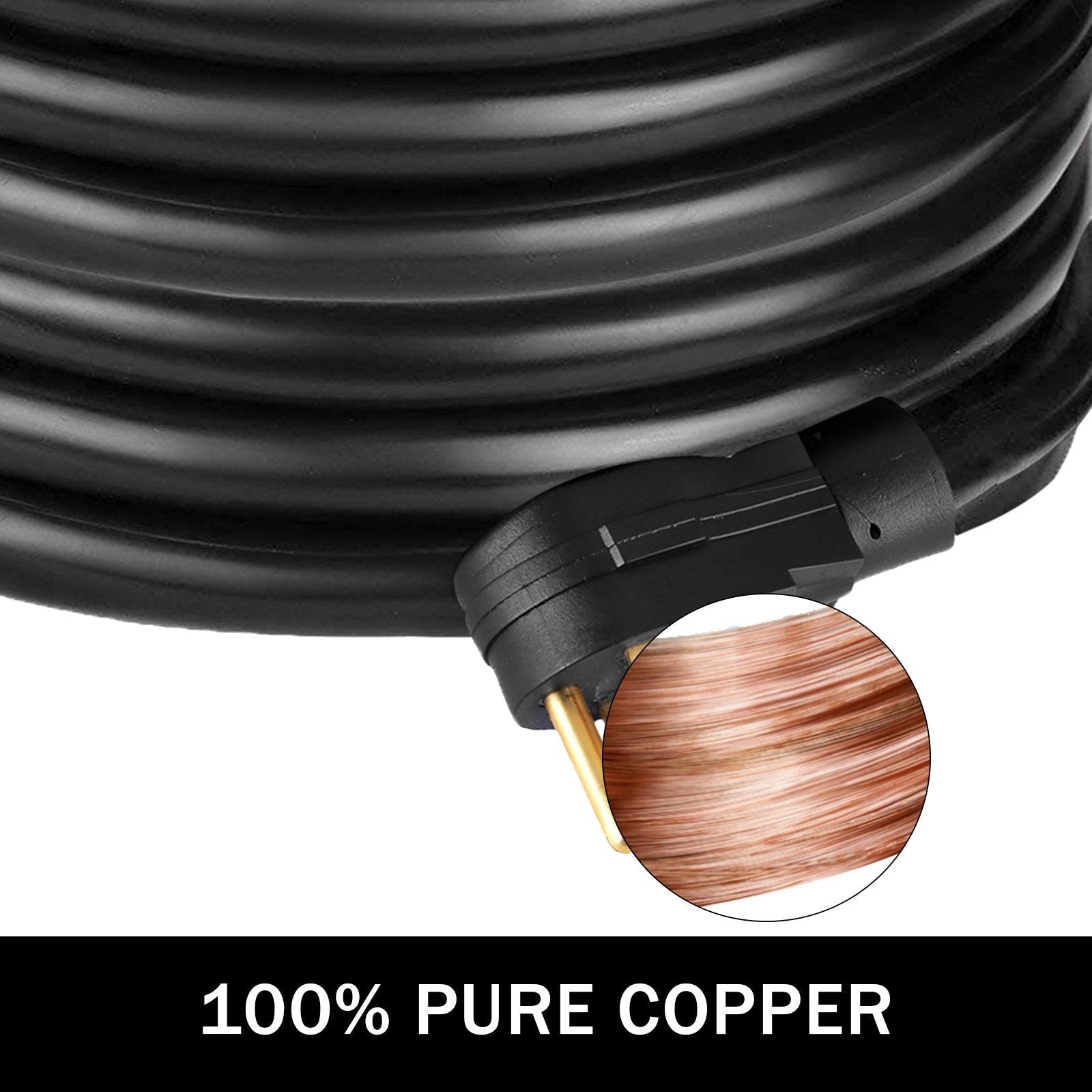 VEVOR RV Power Cord 50Ft 40 Amp RV Extension Cord AWG8 40 amp rv Extension Cord Truck Trailer Motorhome Camper RV Cord Grip Handles Camper Trailer Power Supply Cable 