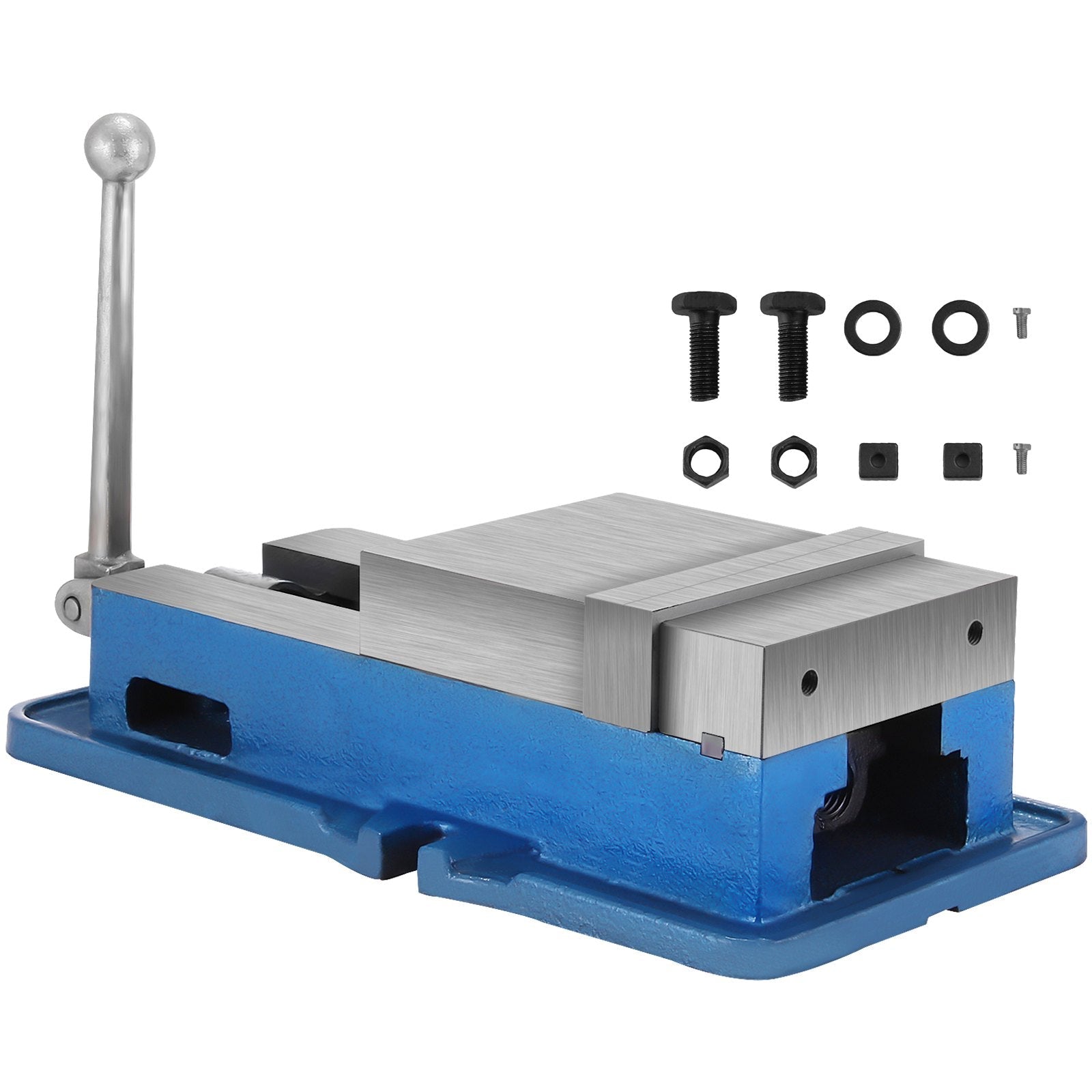VEVOR 6 Inch ACCU Lock Down Vise Precision Milling Vice 6 Inch Jaw Width Drill Press Vise Milling Drilling Machine Bench Clamp Clamping Vice 