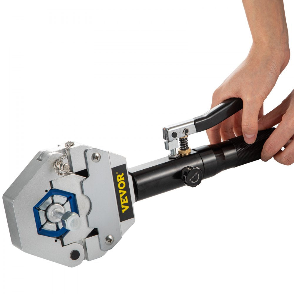 VEVOR Hydraulic Hose Crimper Hydra-Krimp 71500,Manual AC Hose Crimper Kit Air Conditioning Repaire Handheld,Hydraulic Hose Crimping Tool with 7 Die Set, for Barbed and Beaded Hose Fittings 