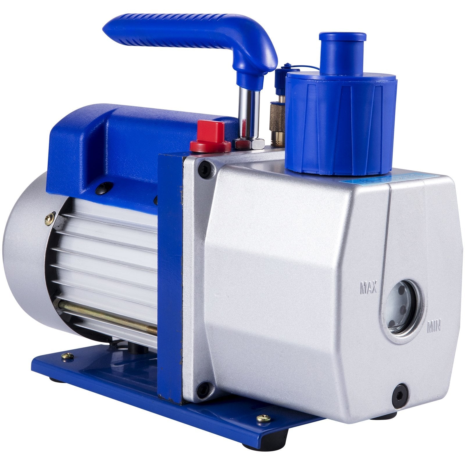 VEVOR Vacuum Pump 7 CFM 1/2 HP 1 Stage Ultimate Vacuum Refrigerant HVAC Air Tool 110V 5PA Air Conditioning Pump for Automobile Reparation Vacuum Evacuation 