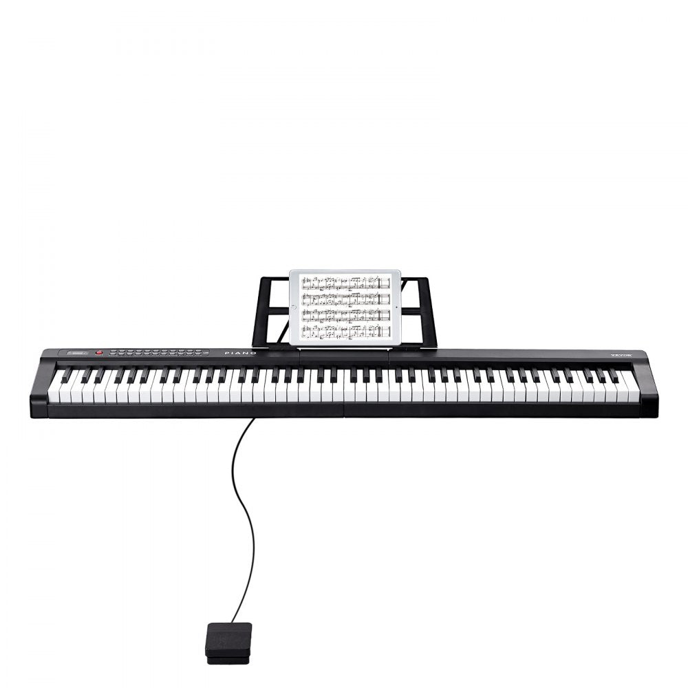 VEVOR 88 Key Digital Piano Keyboard Semi Weighted Full Size Electric Portable 