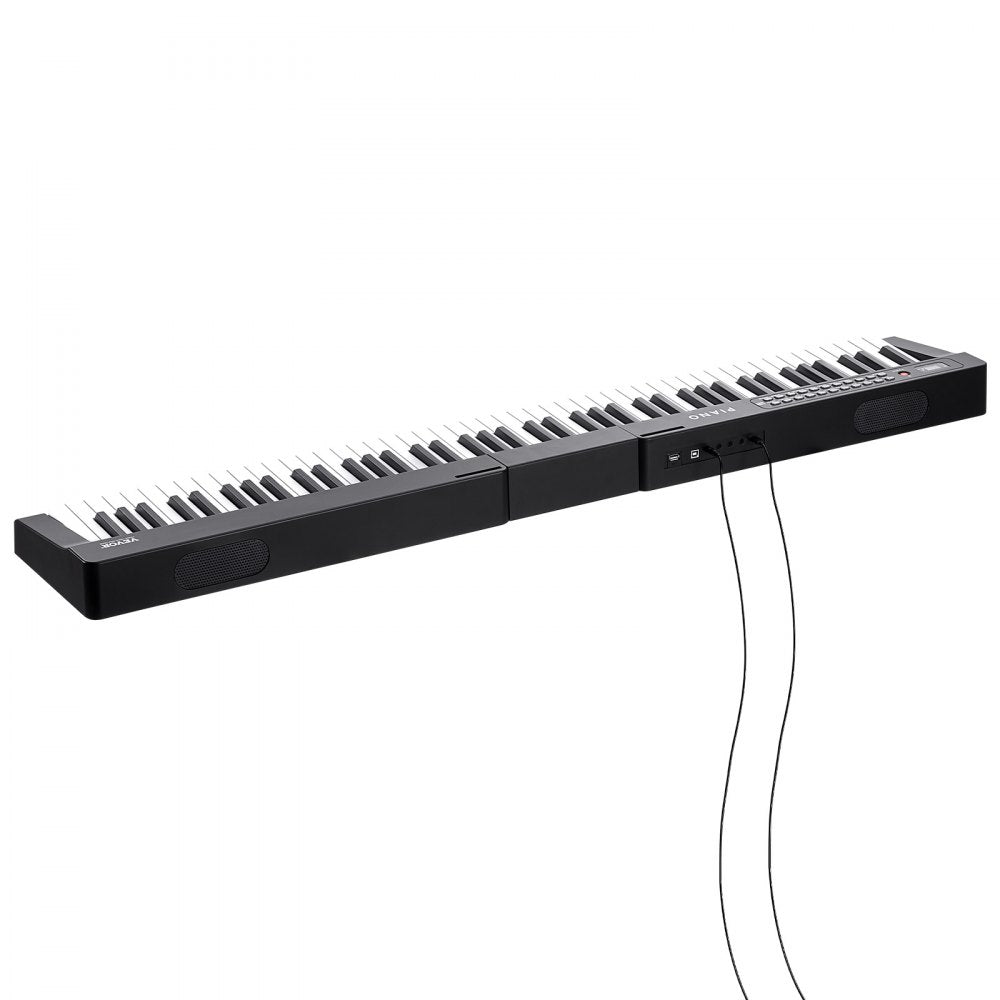 VEVOR 88 Key Digital Piano Keyboard Semi Weighted Full Size Electric Portable 