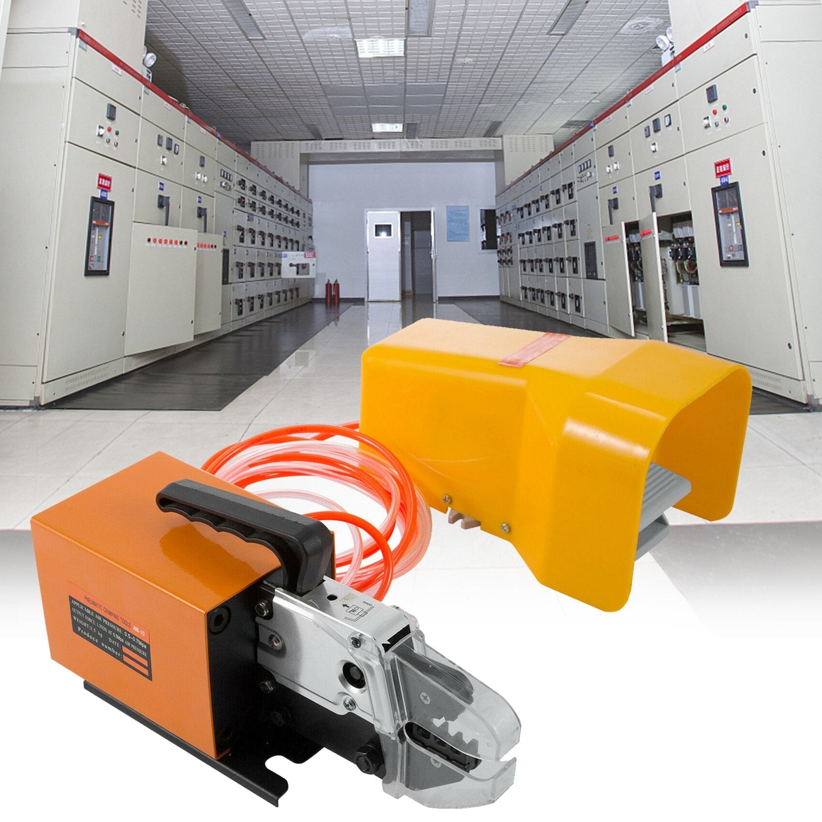 VEVOR AM-10 Pneumatic Crimping Machine Tools for Terminals w/ CE certification 