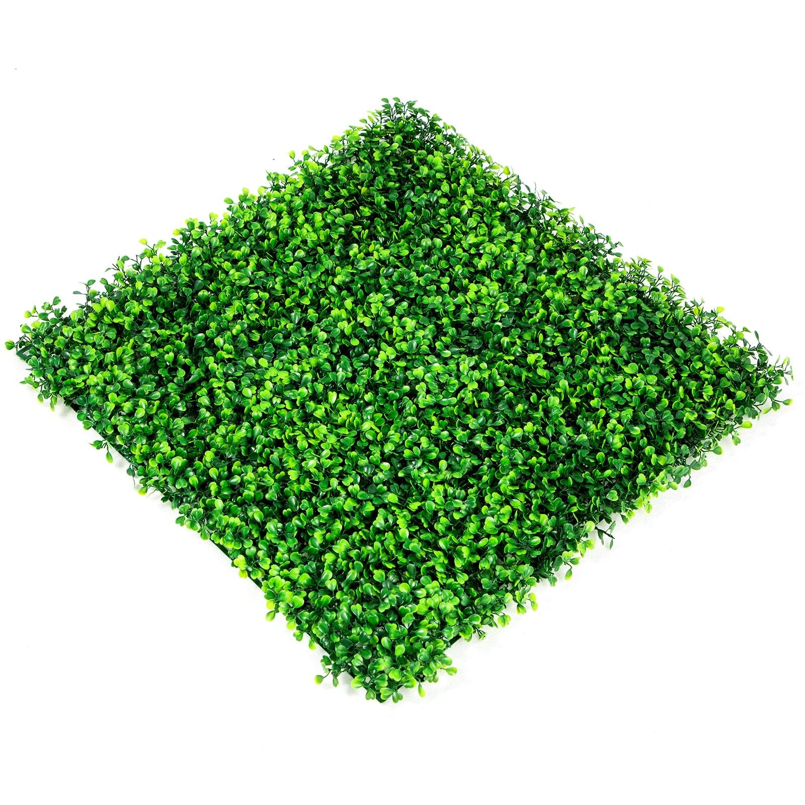 VEVOR Artificial Boxwood Panels, 12 PCS 20"x20" Boxwood Hedge Wall Panels, PE Artificial Grass Backdrop Wall 1.6", Privacy Hedge Screen for Decoration of Outdoor, Indoor, Garden, Fence, and Backyard 