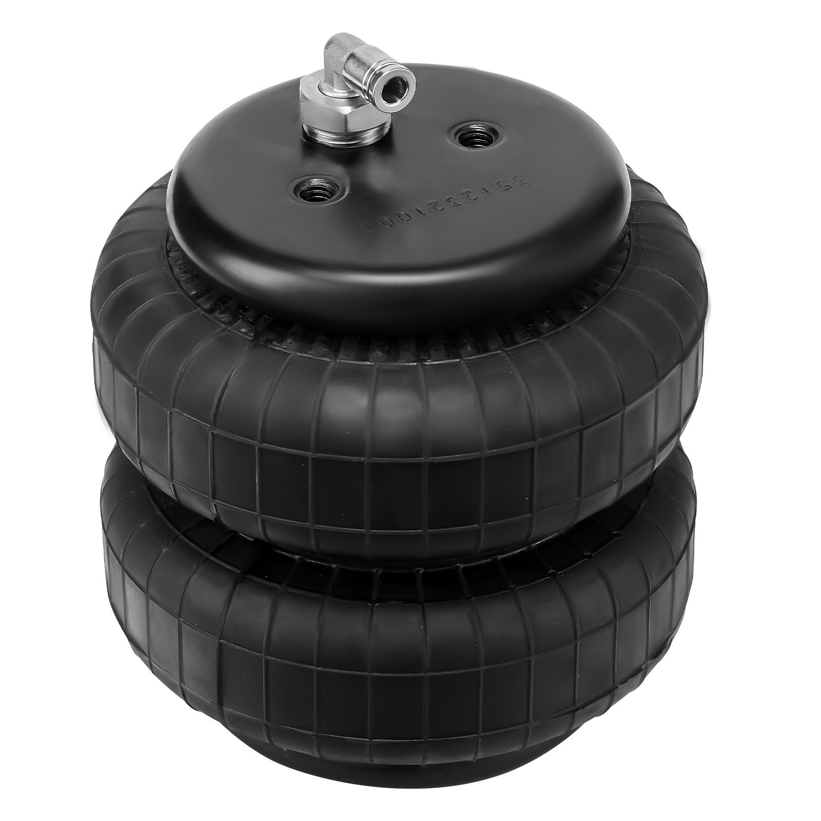 VEVOR Air Bag Suspension Kit, Air Springs Suspension Bag Kit Compatible with 2001-2010 Chevrolet Silverado 2500/3500HD and GMC Sierra 2500/3500HD 4WD RWD, 5000 lbs Loading, 5 to 100 PSI 