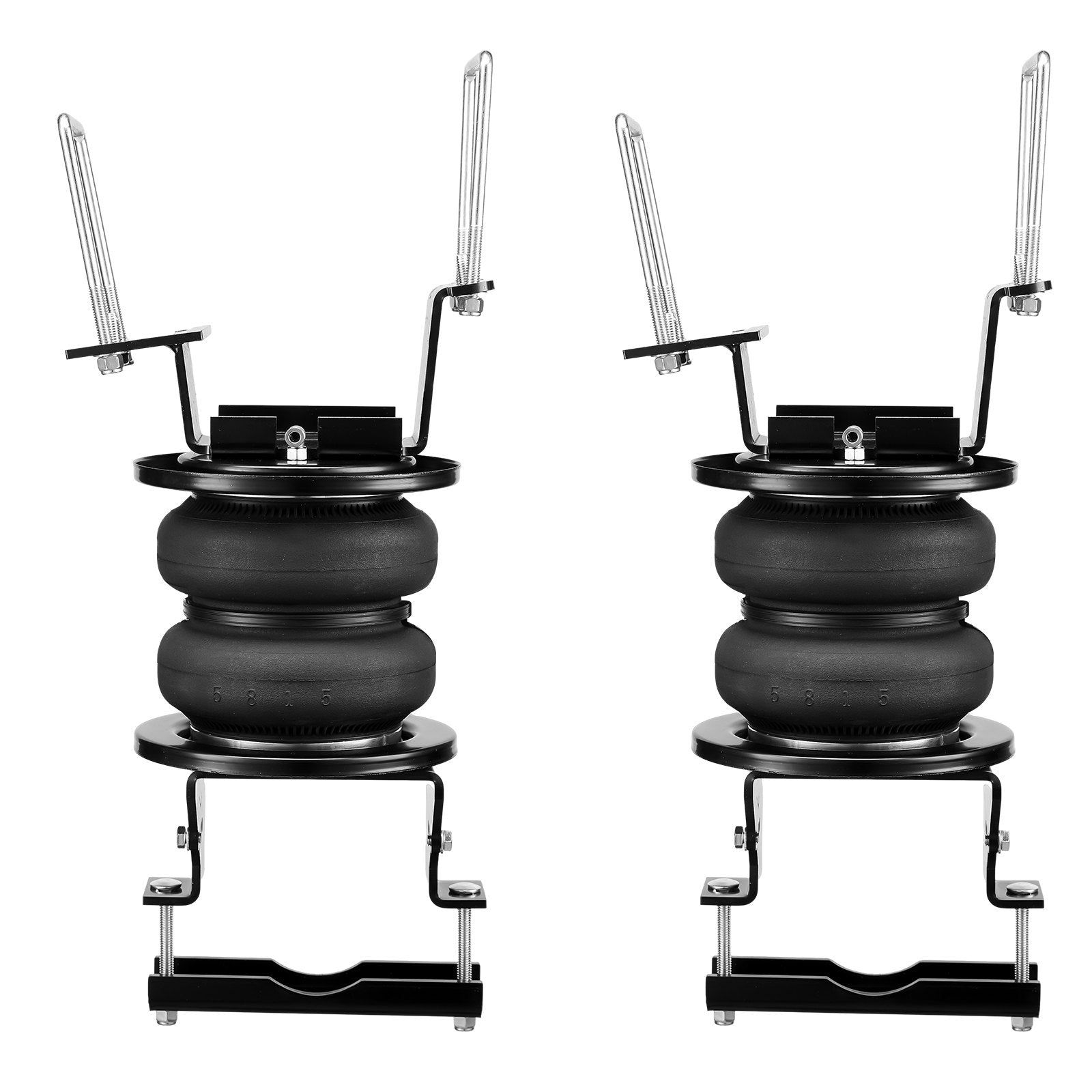 VEVOR Air Bag Suspension Kit, Air Springs Suspension Bag Kit Compatible with 2011-2019 Chevrolet Silverado 2500/3500HD and GMC Sierra 2500/3500HD 4WD RWD, 5000 lbs Loading, 5 to 100 PSI 