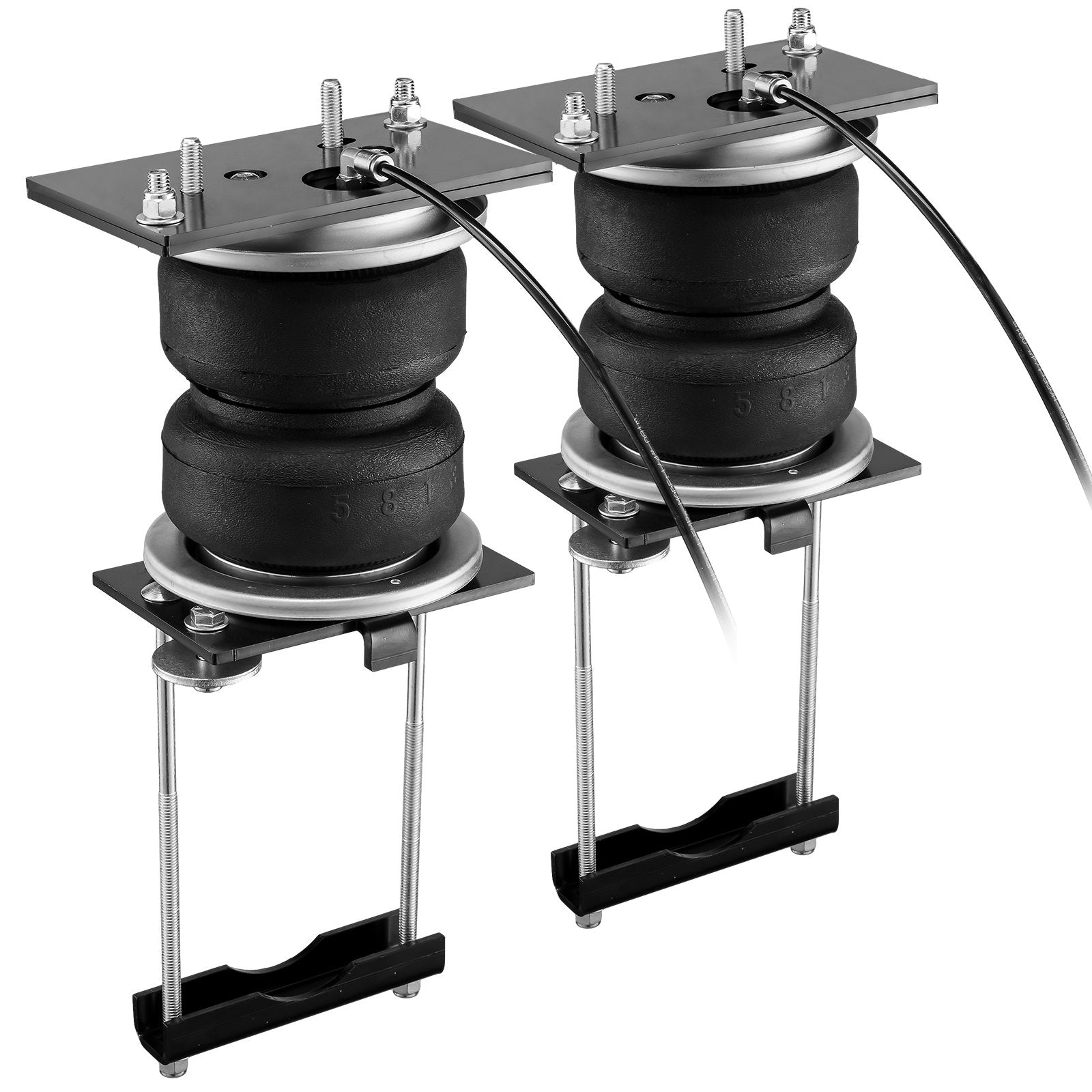 VEVOR Air Bag Suspension Kit, Air Springs Suspension Bag Kit Compatible with 2014-2023 Dodge Ram 2500 2WD 4WD, 5000 lbs Loading, 5 to 100 PSI 