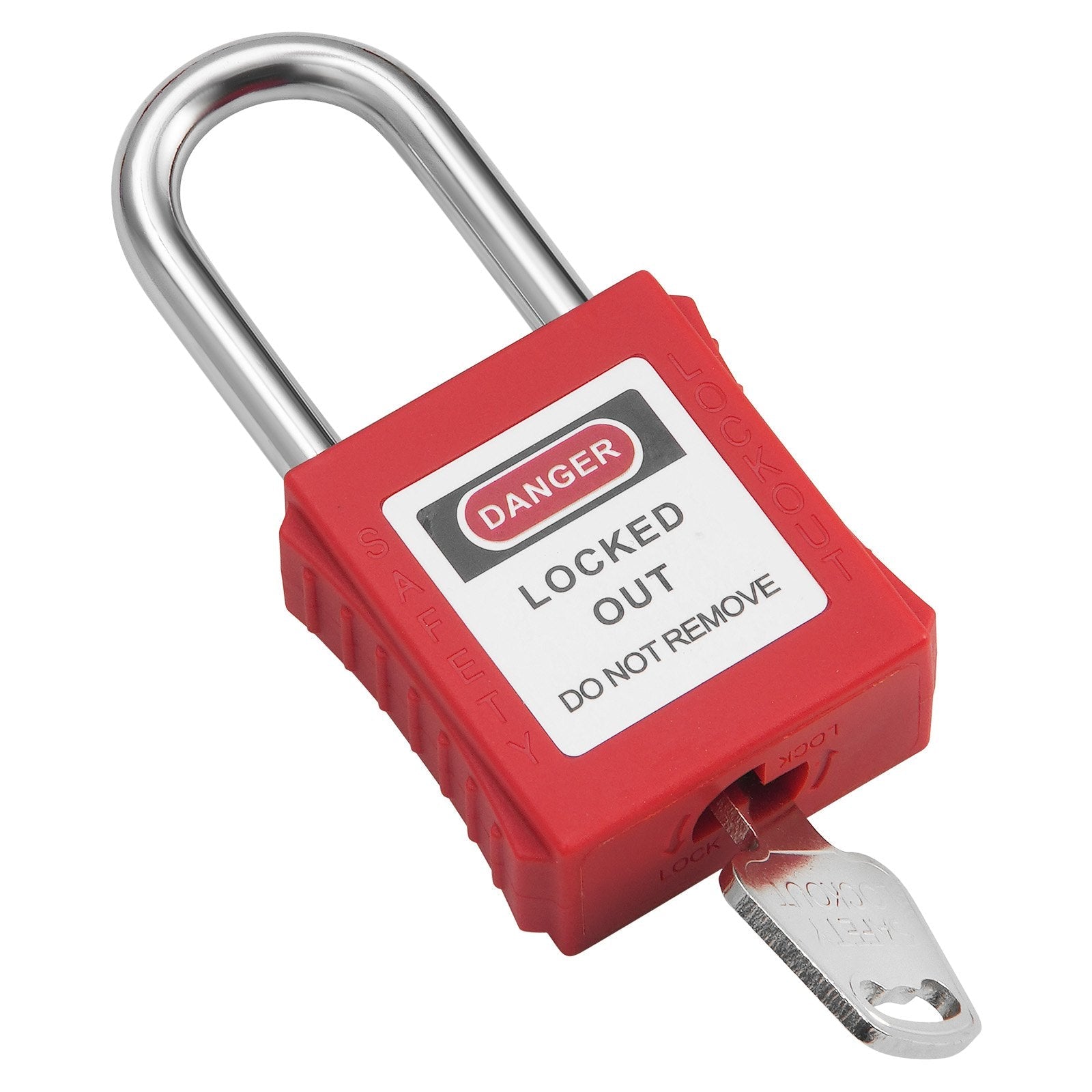 VEVOR Lockout Tagout Locks Set, 10 PCS Red Safety Lockout Padlocks, with 2 Keys Per Lock, OSHA Compliant Lockout Locks, Lock Out Tag Out Safety Padlocks for Electrical Lockout Tag Out Kits 
