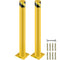 VEVOR Safety Bollard Steel Bollard Post Yellow Pipe Steel Barrier 42