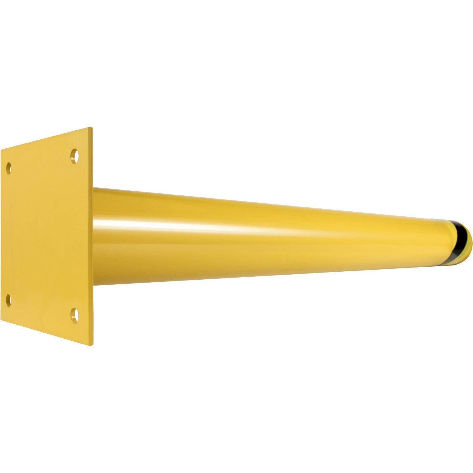 VEVOR Safety Bollard Steel Bollard Post Yellow Pipe Steel Barrier 42 