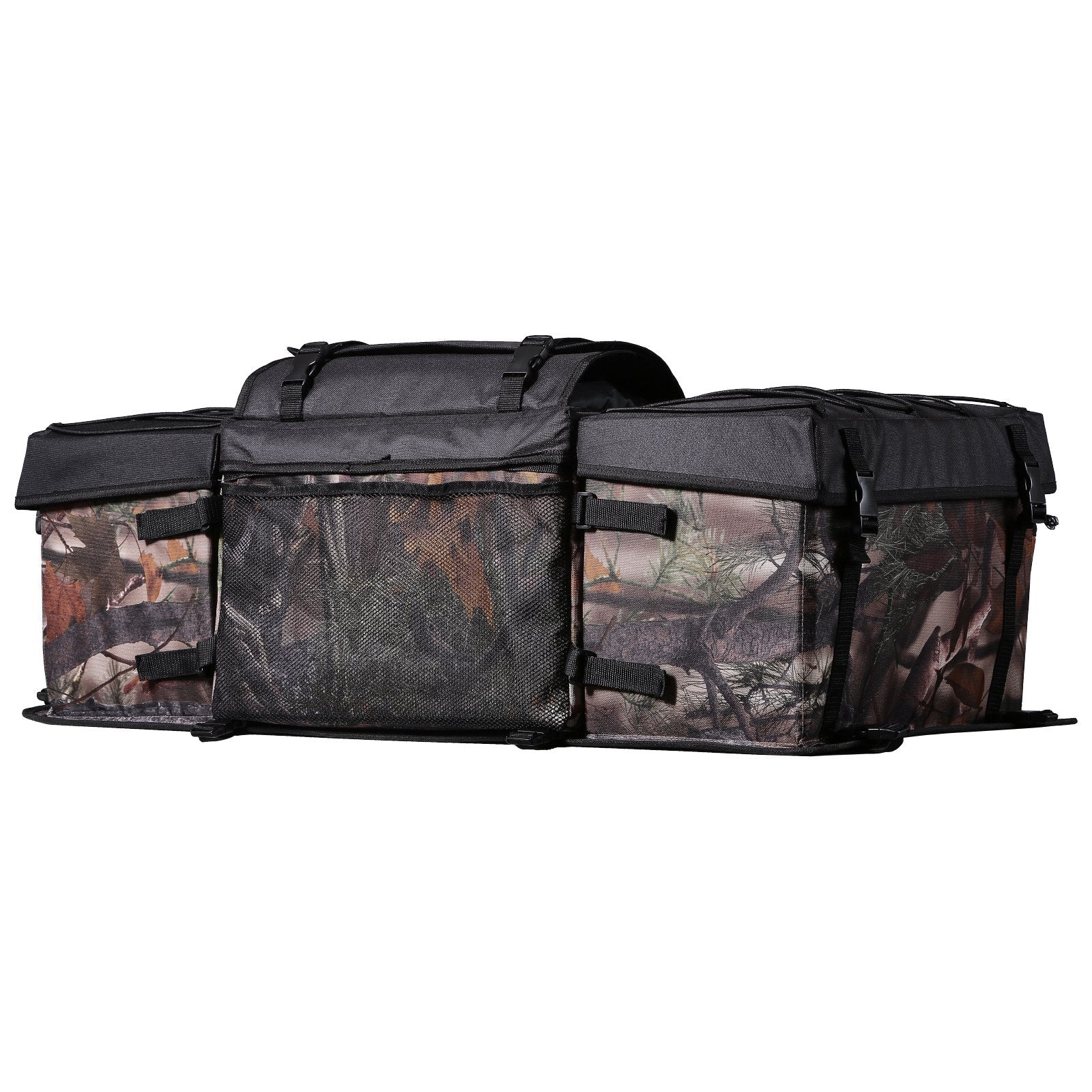 VEVOR 68L ATV Rear Storage Bag 600D Oxford Cloth Rear Cargo Bag & Sponge Cushion 