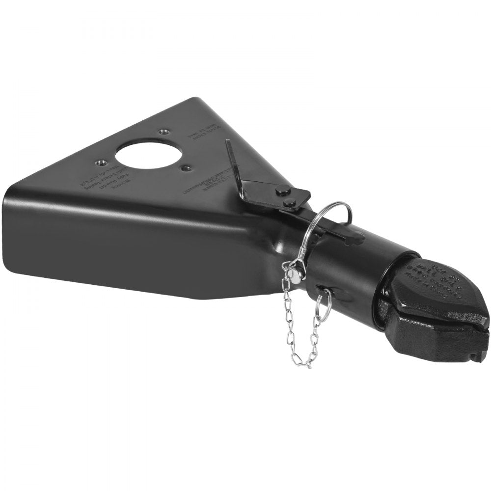 VEVOR A-Frame Trailer Coupler, Fits 2-Inch Hitch Ball Size, 7000 lbs Towing Capacity, Heavy Duty Steel Coupler, Ideal for Towing Station Wagons, Pickup Trucks, SUVs, Campers, Black Coating Surface 