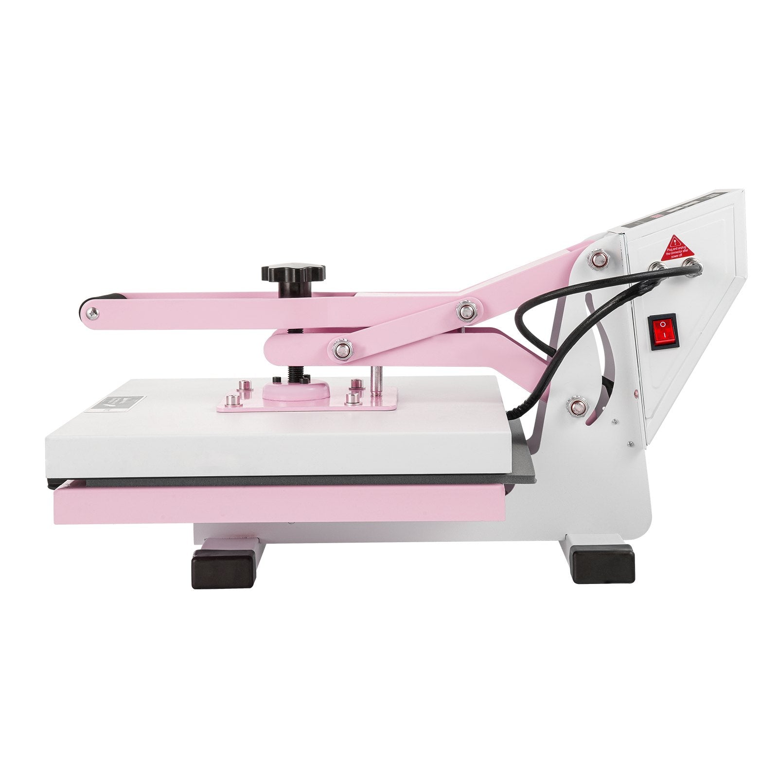 VEVOR Heat Press Machine 15x15 in Slide Out Heat Transfer Machine T-Shirts Pink 
