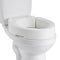 3.5-Inch Raised Toilet Seat for Elongated Toilets, 300 lb Capacity, Elevated Toilet Seat Riser for Seniors & Adults