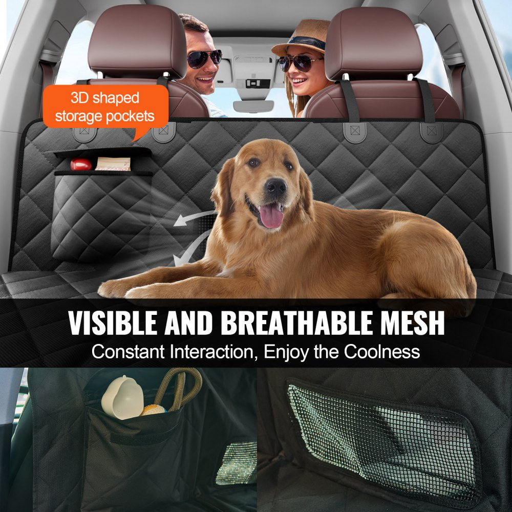 VEVOR Dog Car Seat Cover for Back Seat 54 x 26.5 in Waterproof 600D for SUV 