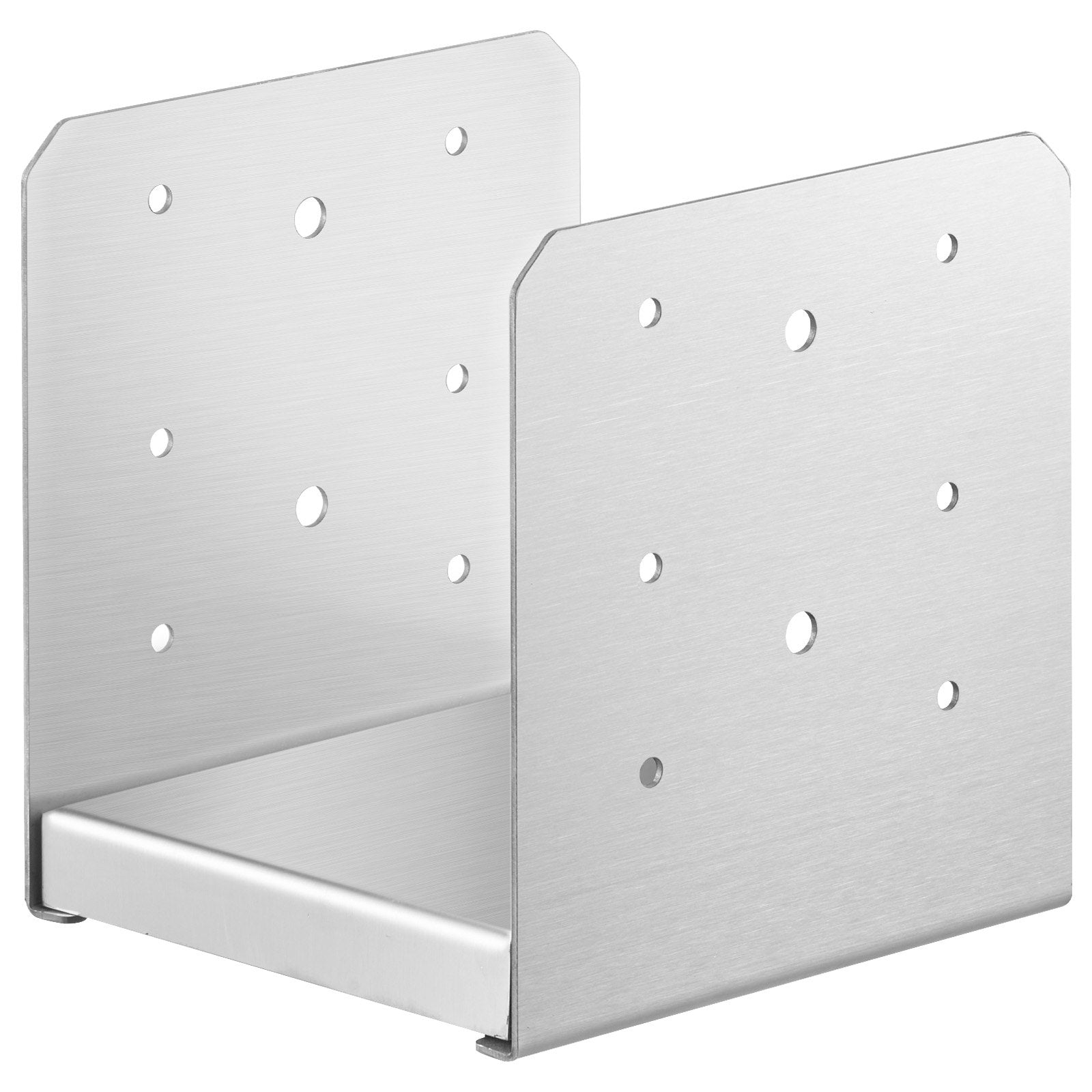 VEVOR 6"x 6" Post Base, 1Pcs Stainless Steel Adjustable Post Anchor Bracket(Internal 5.9 x 5.5"), Adjustable Post Base for Pavilion Deck Porch Handrail Railing Support Decorative Anchor Plate 
