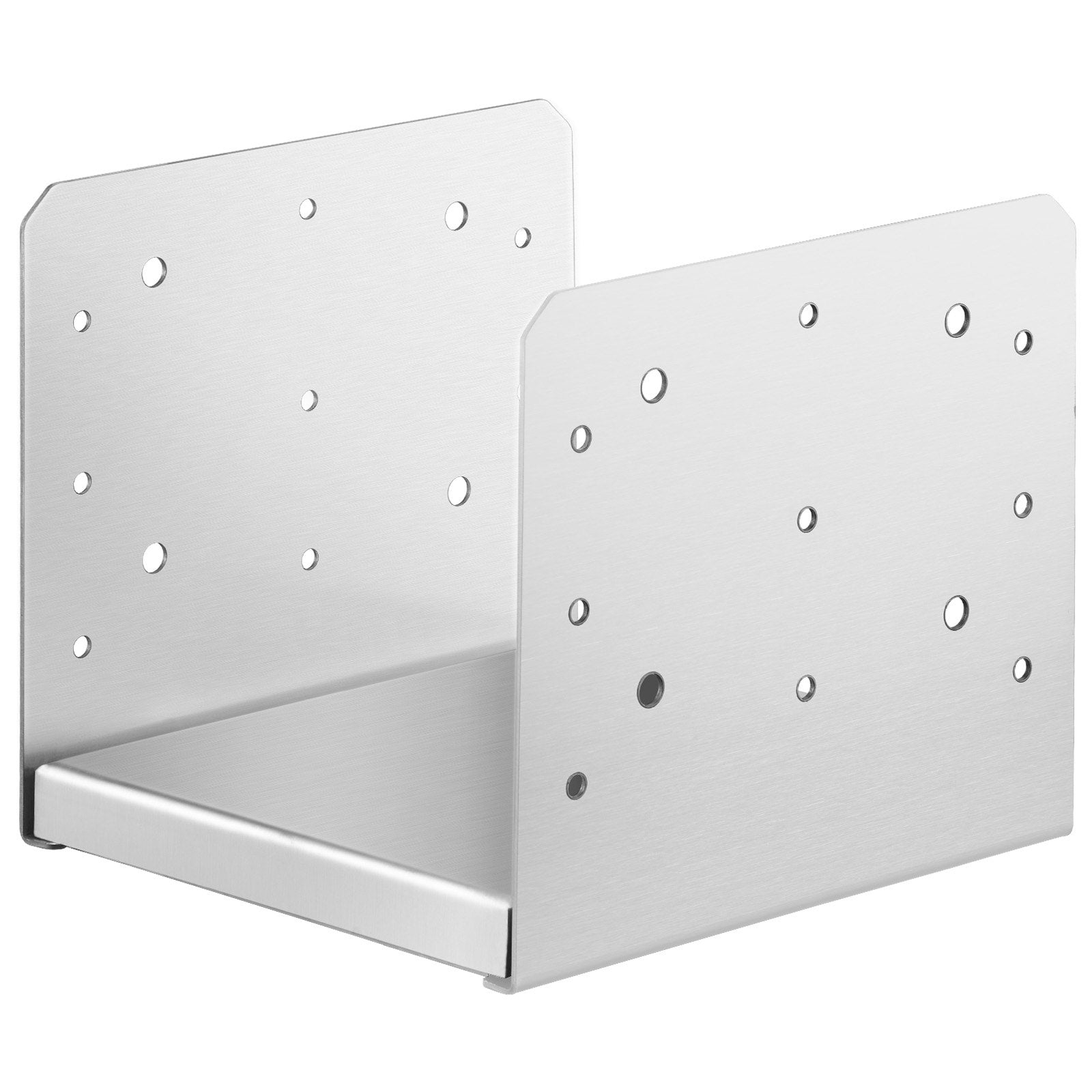 VEVOR 8"x 8" Post Base, 1Pcs Stainless Steel Adjustable Post Anchor Bracket(Internal 7.8 x 7.3"), Adjustable Post Base for Pavilion Deck Porch Handrail Railing Support Decorative Anchor Plate 