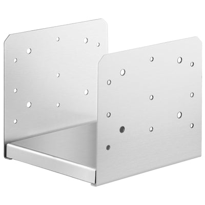 VEVOR 8"x 8" Post Base, 1Pcs Stainless Steel Adjustable Post Anchor Bracket(Internal 7.8 x 7.3"), Adjustable Post Base for Pavilion Deck Porch Handrail Railing Support Decorative Anchor Plate 