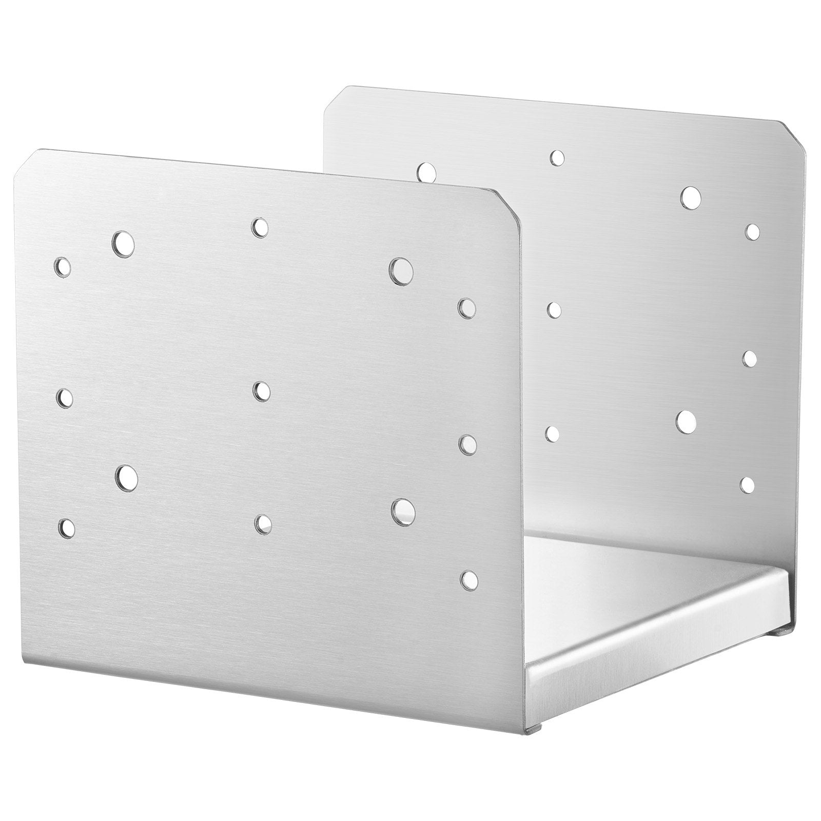 VEVOR 8"x 8" Post Base, 4Pcs Stainless Steel Adjustable Post Anchor Bracket(Internal 7.8 x 7.3"), Adjustable Post Base for Pavilion Deck Porch Handrail Railing Support Decorative Anchor Plate 