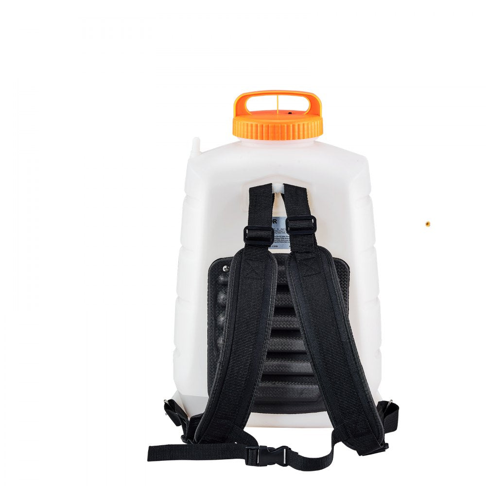 VEVOR Battery Powered Backpack Sprayer 4 Gal Tank 0-90 PSI Adjustable Pressure 