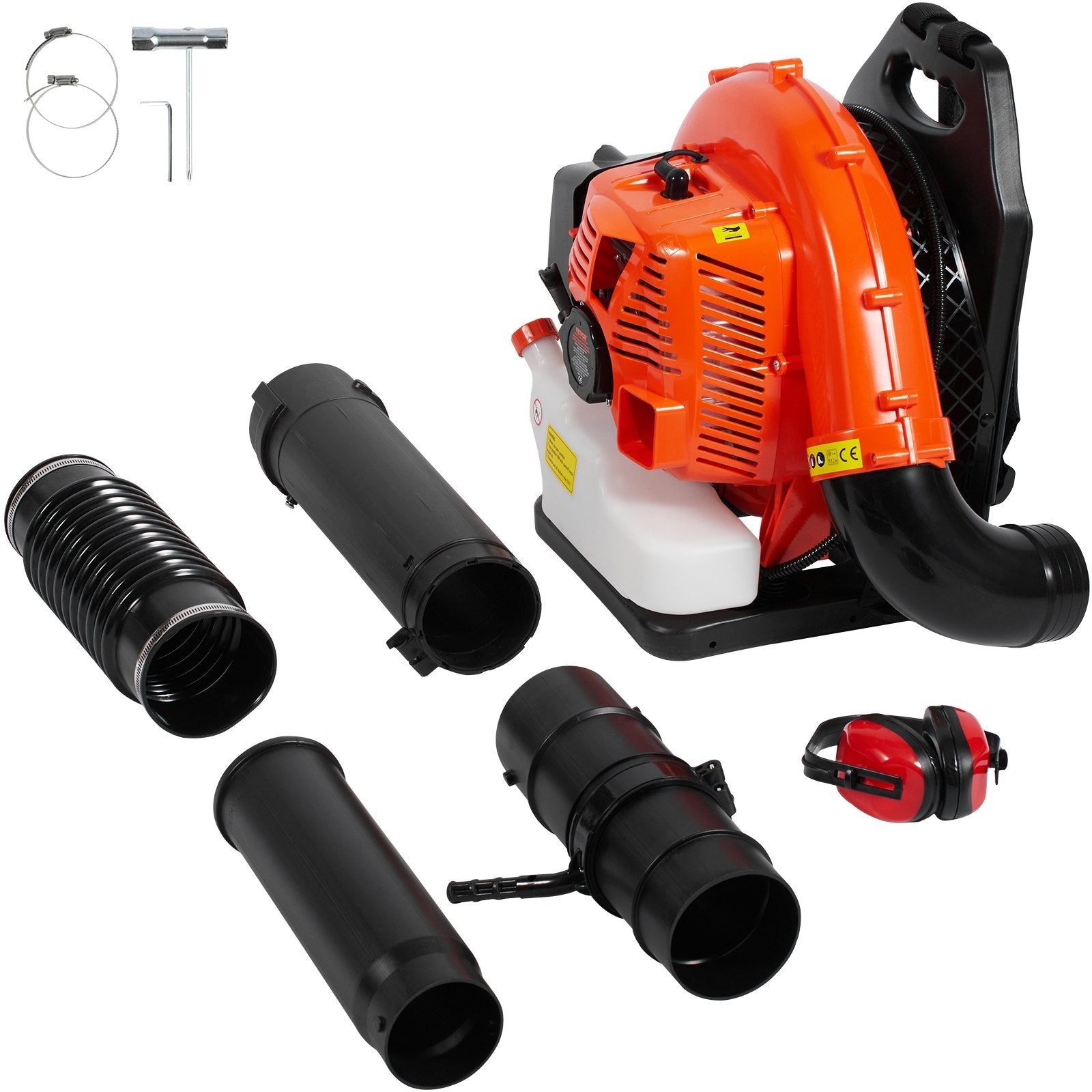VEVOR Backpack Leaf Blower 79CC 2-Cycle Gas Leaf Blower 930CFM Air Volume 184MPH 