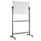 VEVOR Rolling Magnetic Whiteboard, Double-sided Mobile Whiteboard 36x24 Inches, Adjustable Height Dry Erase Board with Wheels, 1 Magnetic Erase & 3 Dry Erase Markers & Movable Tray Office, School