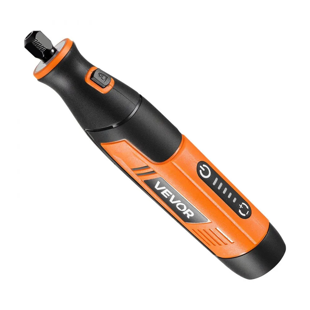 VEVOR 73-Piece Cordless Rotary Tool Kit, DC4V Portable Mini Power Rotary Tool, 5-Level Speed 7000-20000 RPM Multi-Purpose DIY Tools for Engraving, Sanding, Polishing, Carving, Cutting, DIY Crafts 