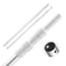 12 ft Telescoping Pool Pole, Adjustable Aluminum Swimming Pool Cleaning Pole for Skimmer Nets, Brushes & Vacuum Heads