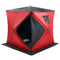 VEVOR Portable Ice Shelter, 3-4 Person Insulated Pop-Up Ice Fishing Tent, 35 Square Feet Fishable Area, Thermal Ice Shanty for Winter Fishing, Ice Cube with Anchors, Ropes, Carrying Bag, 71