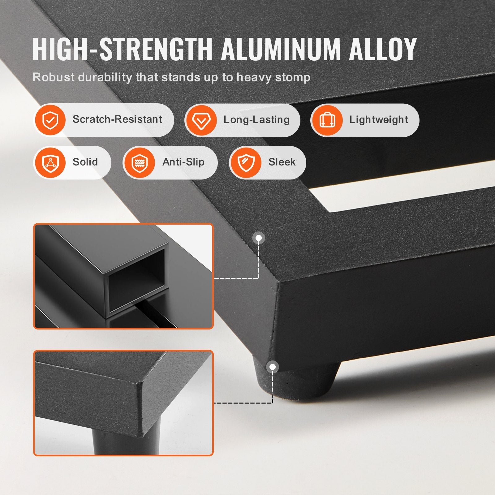 VEVOR Guitar Pedal Board, 20'' x 11'', Aluminum Alloy 2.2 lbs Super Light Guitar Effects PedalBoard, with Carry Bag Tape Fixed Strap Shoulder Strap Rolling Strips, Accommodate 10-12 Guitar Pedals 