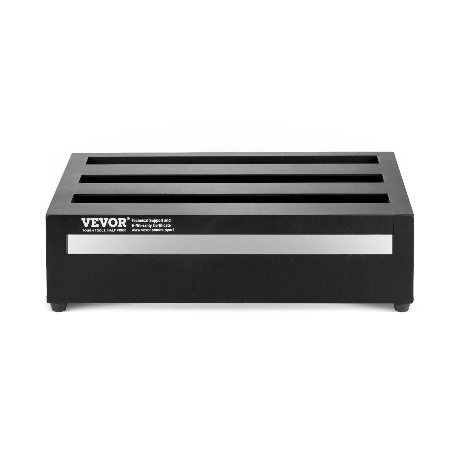VEVOR Guitar Pedal Board, 14'' x 11'', Aluminum Alloy 1.7 lbs Super Light Guitar Effects Pedal Board with Carry Bag High Quality Tape Fixed Strap Shoulder Strap, Accommodate 8 Guitar Pedals, Medium 