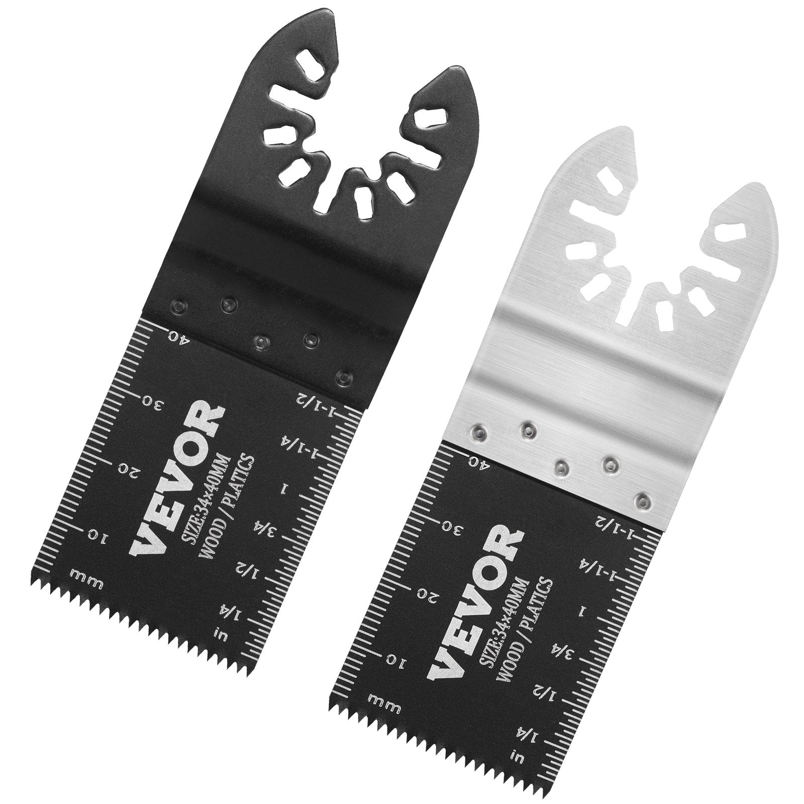 VEVOR 30PCS Multi Tool Blades Kits, Universal Quick Release Oscillating Saw Blades, 8 Types Wood Metal Plastic Oscillating Tool Blades, Fit Dewalt Bosch Milwaukee Hitachi Chicago Craftsman 