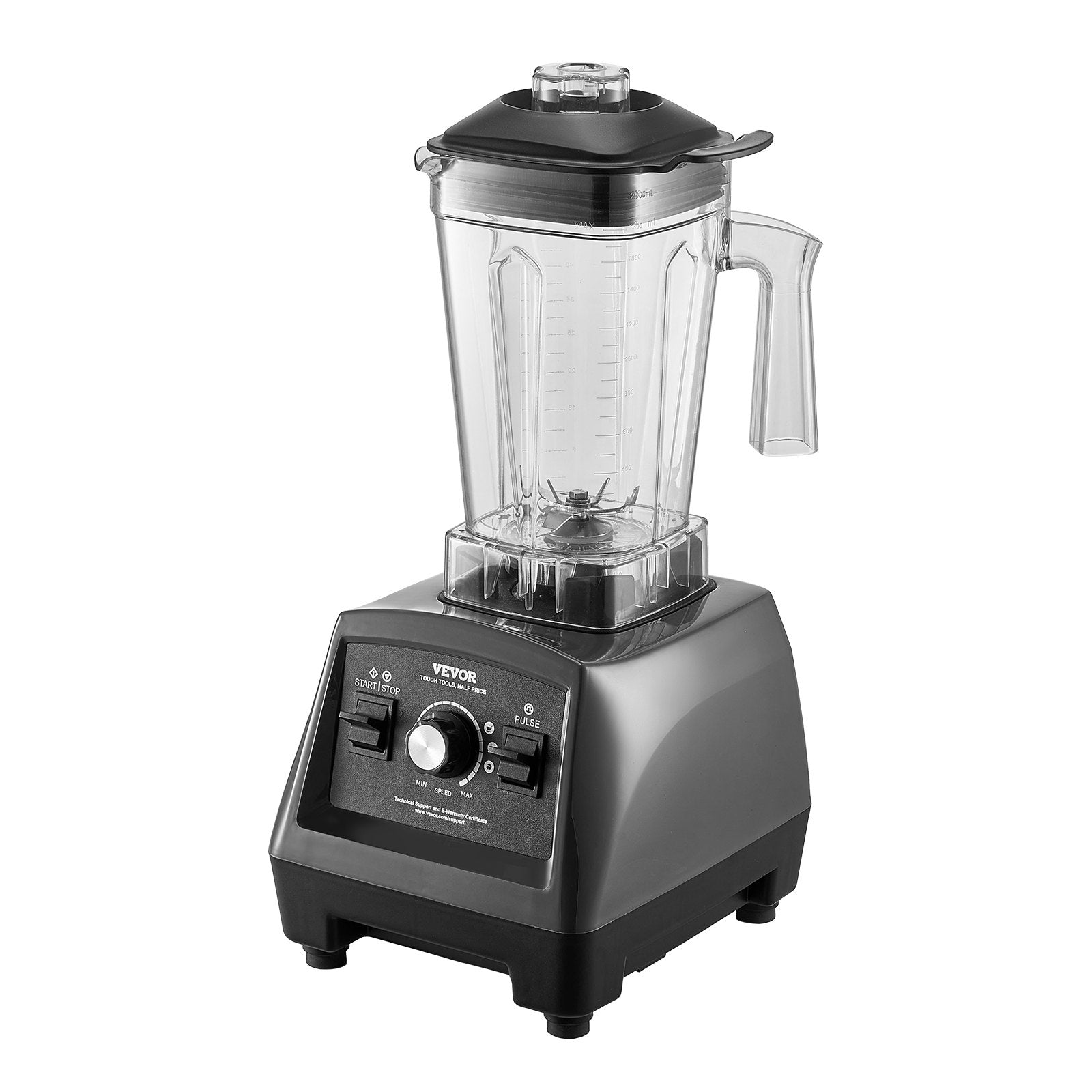 VEVOR 61 oz 1400W Blender for Smoothies Food Processing Blender for Kitchen 