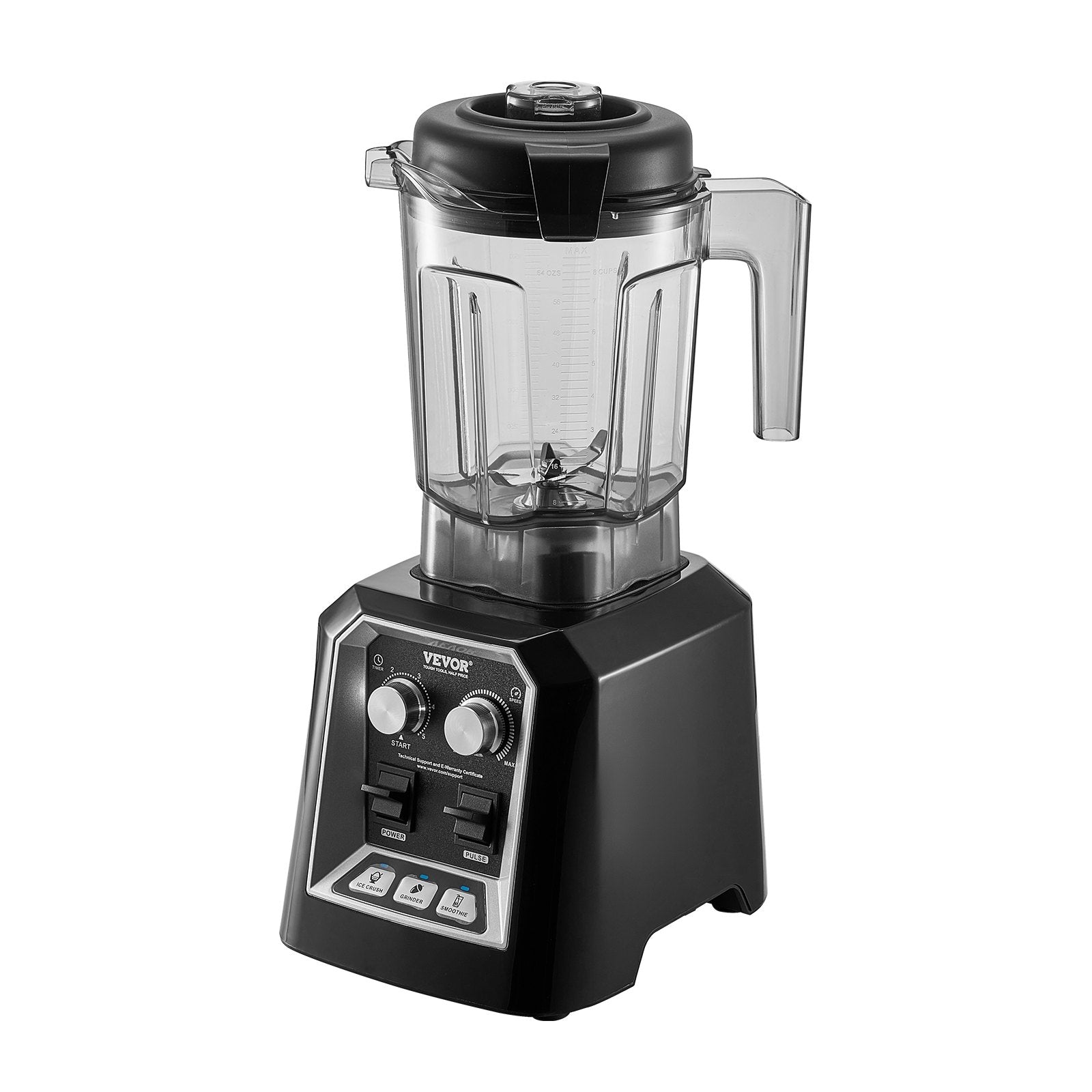 VEVOR 68 oz 1400W Blender for Smoothies Food Processing Blender for Kitchen 