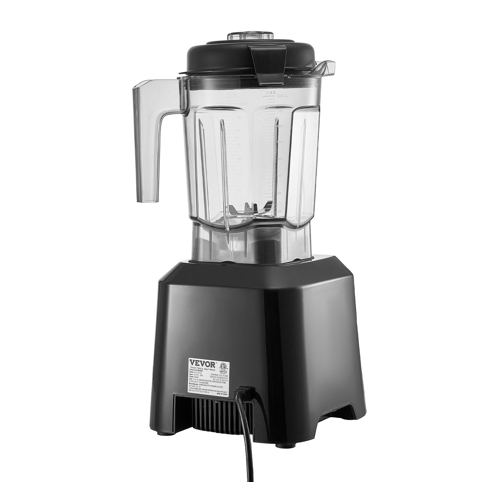 VEVOR 68 oz 1400W Blender for Smoothies Food Processing Blender for Kitchen 
