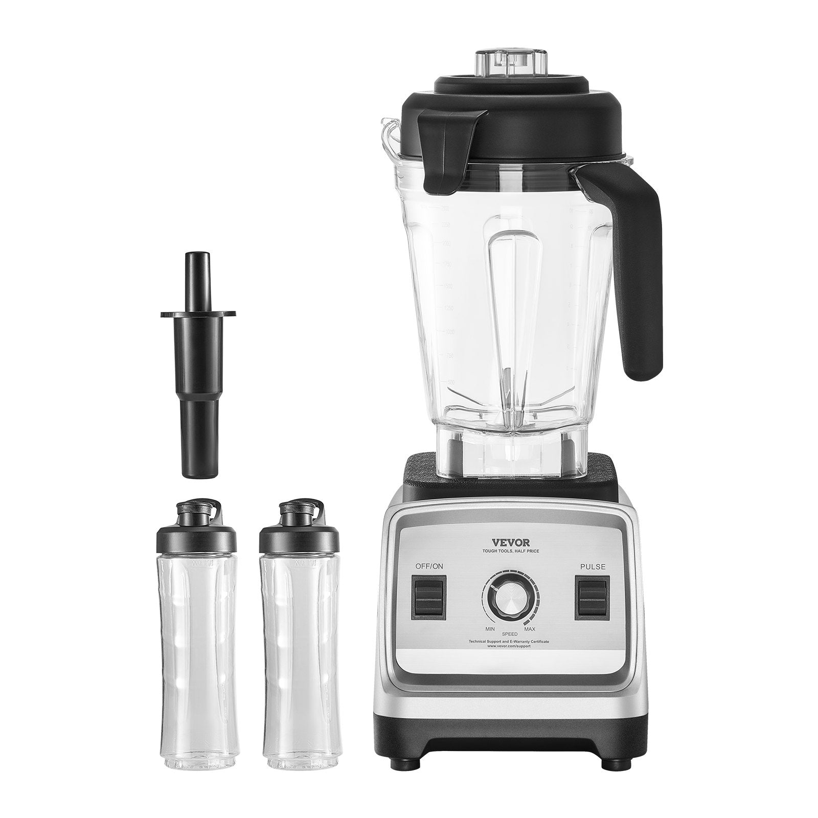 VEVOR 85 oz 1400W Blender for Smoothies Food Processing Blender for Kitchen 