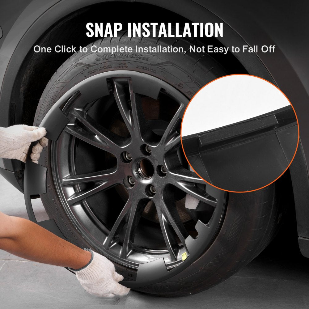 VEVOR 20" Wheel Rim Cover for Model Y Hubcap with Guard Tape & Valve Nozzle Hole 