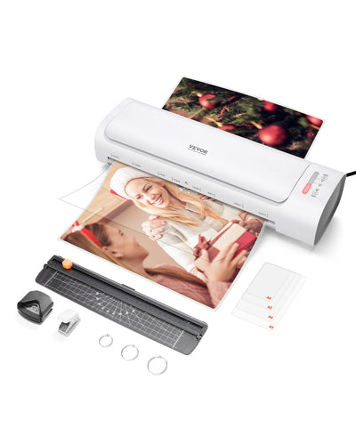VEVOR Laminator Machine Cold & Hot Laminator for Max A3 Size 3-5 mil Thickness 