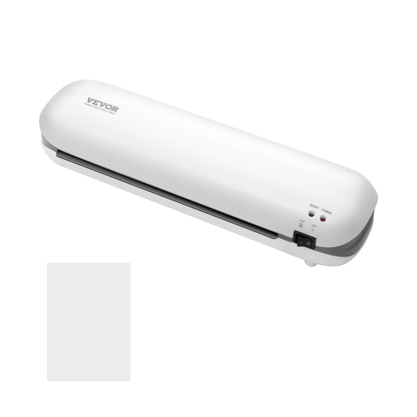 VEVOR Laminator Machine Thermal Laminator for Max A4 Size 3-5mil Thickness White 