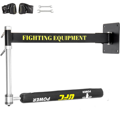 VEVOR Boxing Spinning Bar Wall Mount,Black Punching Spinning Bar for Boxing Speed Trainer,Boxing MMA Speed Reflex Training Equipment for Teenagers and Adults,Exercise Release Stress Lose Weight 