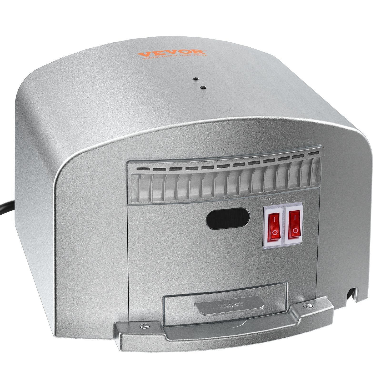 VEVOR Heavy Duty Commercial Hand Dryer, 1400W Automatic High Speed ABS Warm Wind Hand Blower, 120V & Built-In Filter Sponge & Low Noise & Effortless Installation, Compliant for Industry Home 