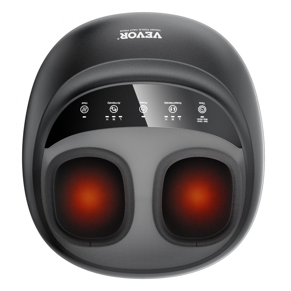 VEVOR Shiatsu Foot Massager Heated Deep Kneading Feet Massager for Pain Relief 